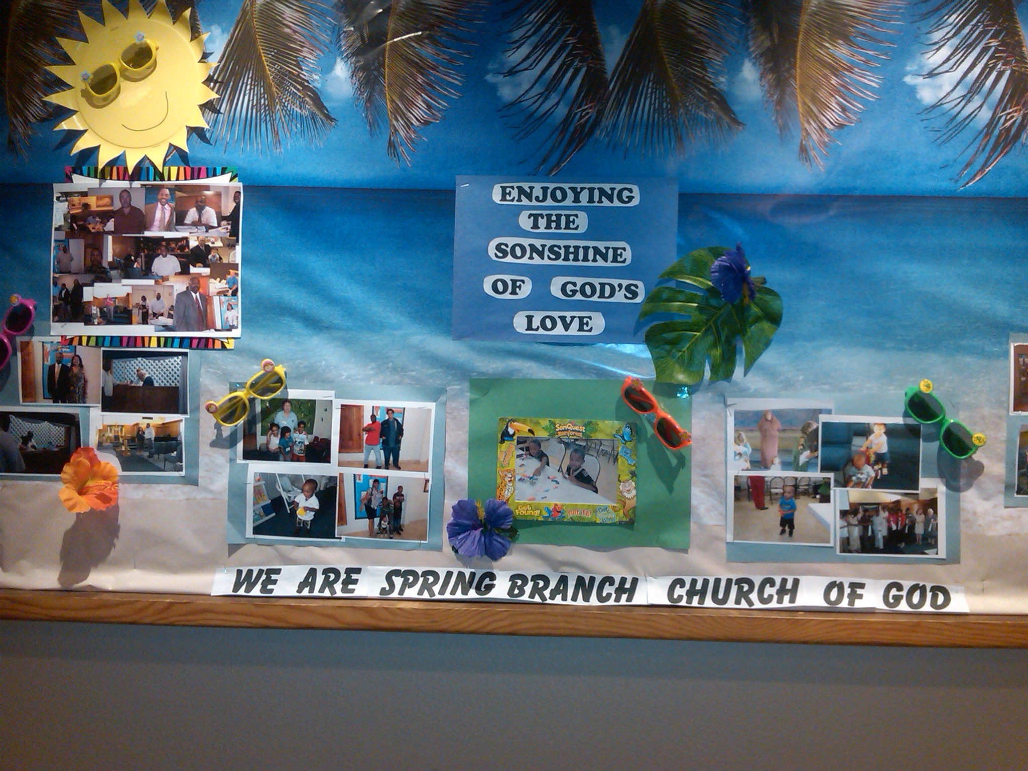 SONSHINE BOARD Spring Branch Church of God