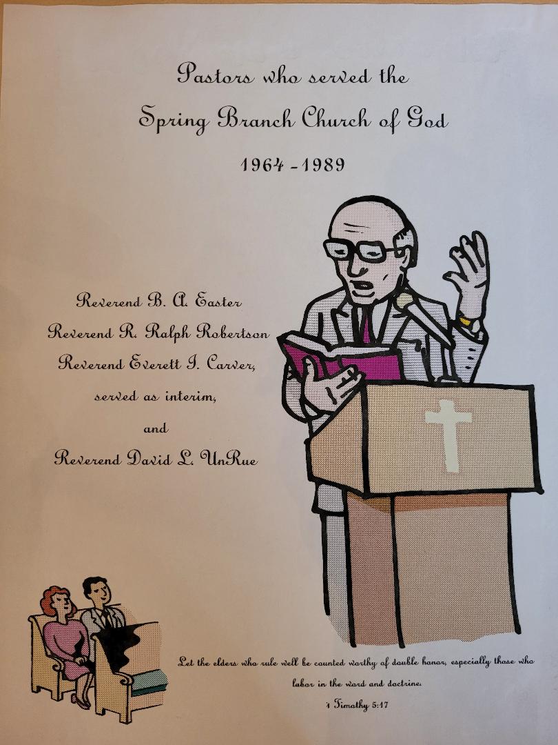 PASTORS sbcog Spring Branch Church of God