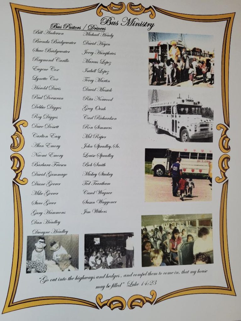 Through the Years5 Spring Branch Church of God